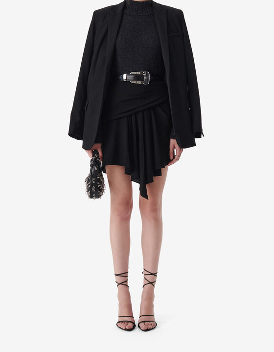 SOLEA SHORT DRAPED SKIRT